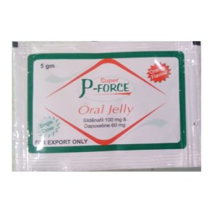 super P-Force oral jelly (Sildenafil & Dapoxetine) sachet